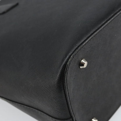 Burberry Vintage tote bag Leather, BLACK, LEATHER, Tote bag