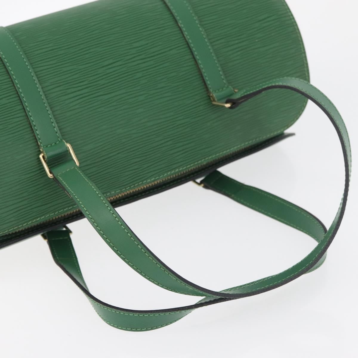Louis Vuitton Soufflot Handbag Epi Leather, Green, Leather, Handbag