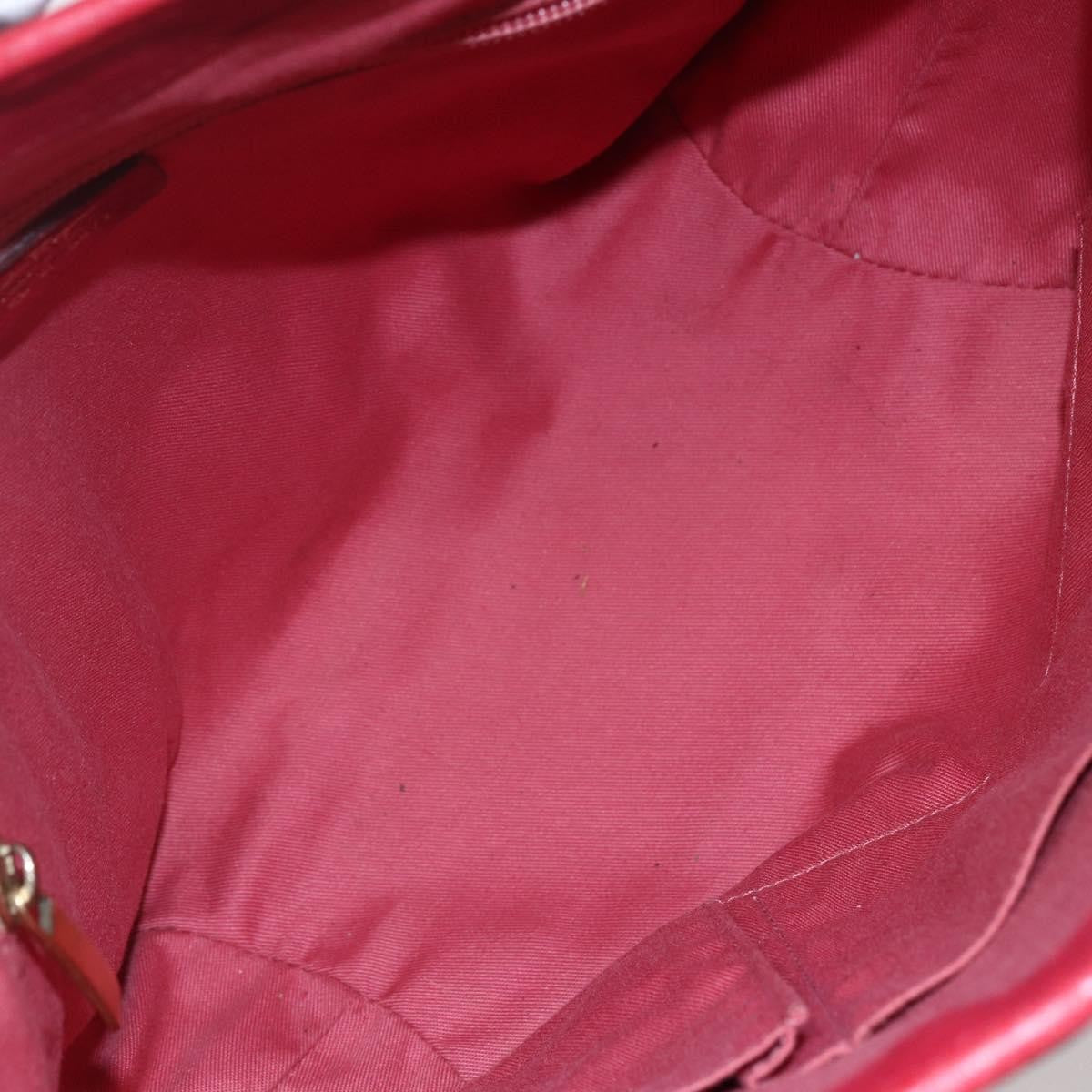 Salvatore Ferragamo Vintage Handbag Leather, RED, LEATHER, Handbag