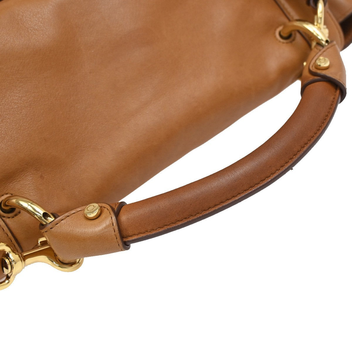 Salvatore Ferragamo Suzanna Satchel Smooth Leather, Brown, Leather, Handbag