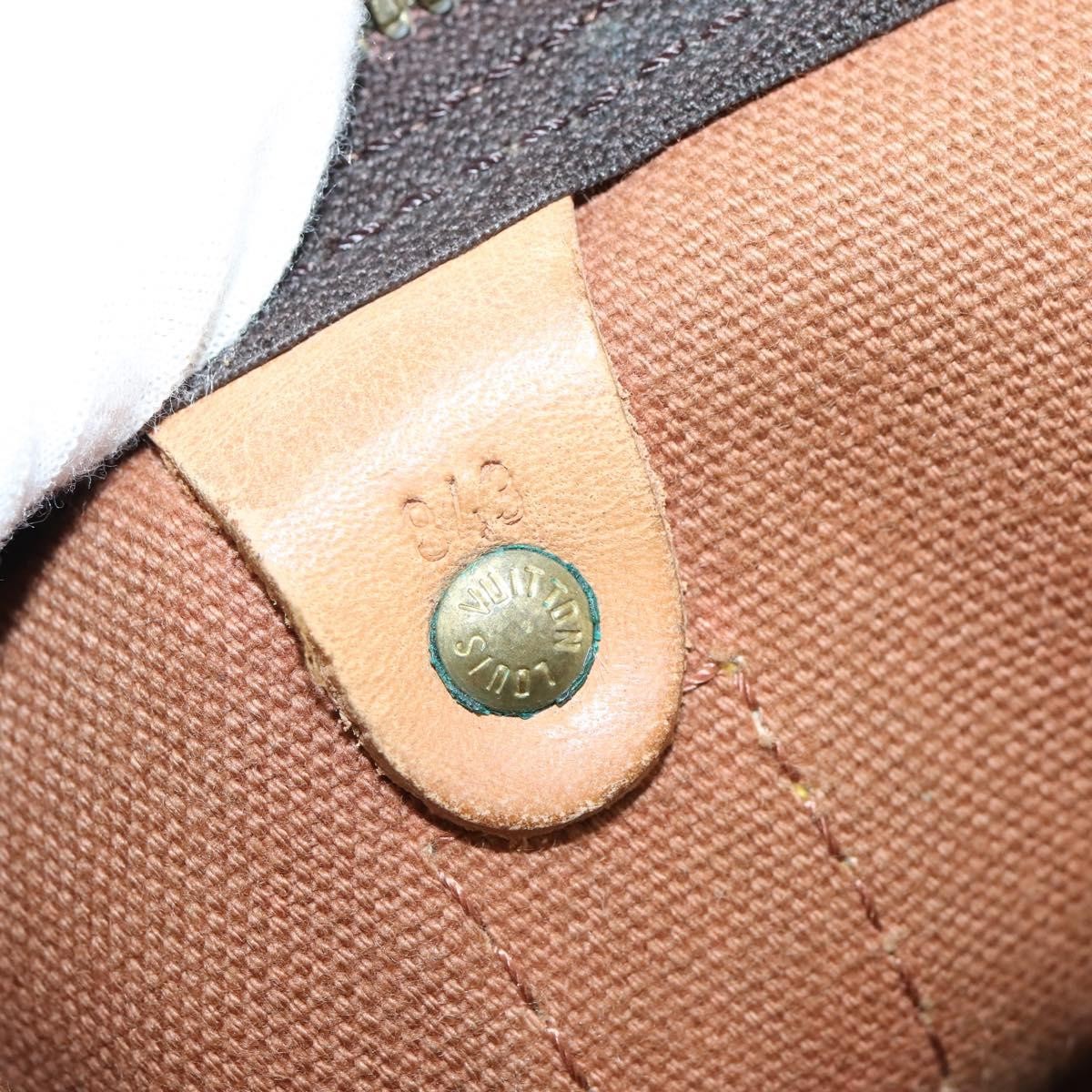 Louis Vuitton Keepall Bag Monogram Canvas, BROWN, CANVAS, Travel bag