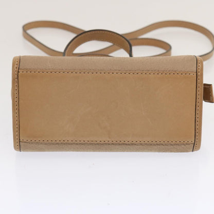 Celine Handbag Leather, BEIGE, LEATHER, Handbag