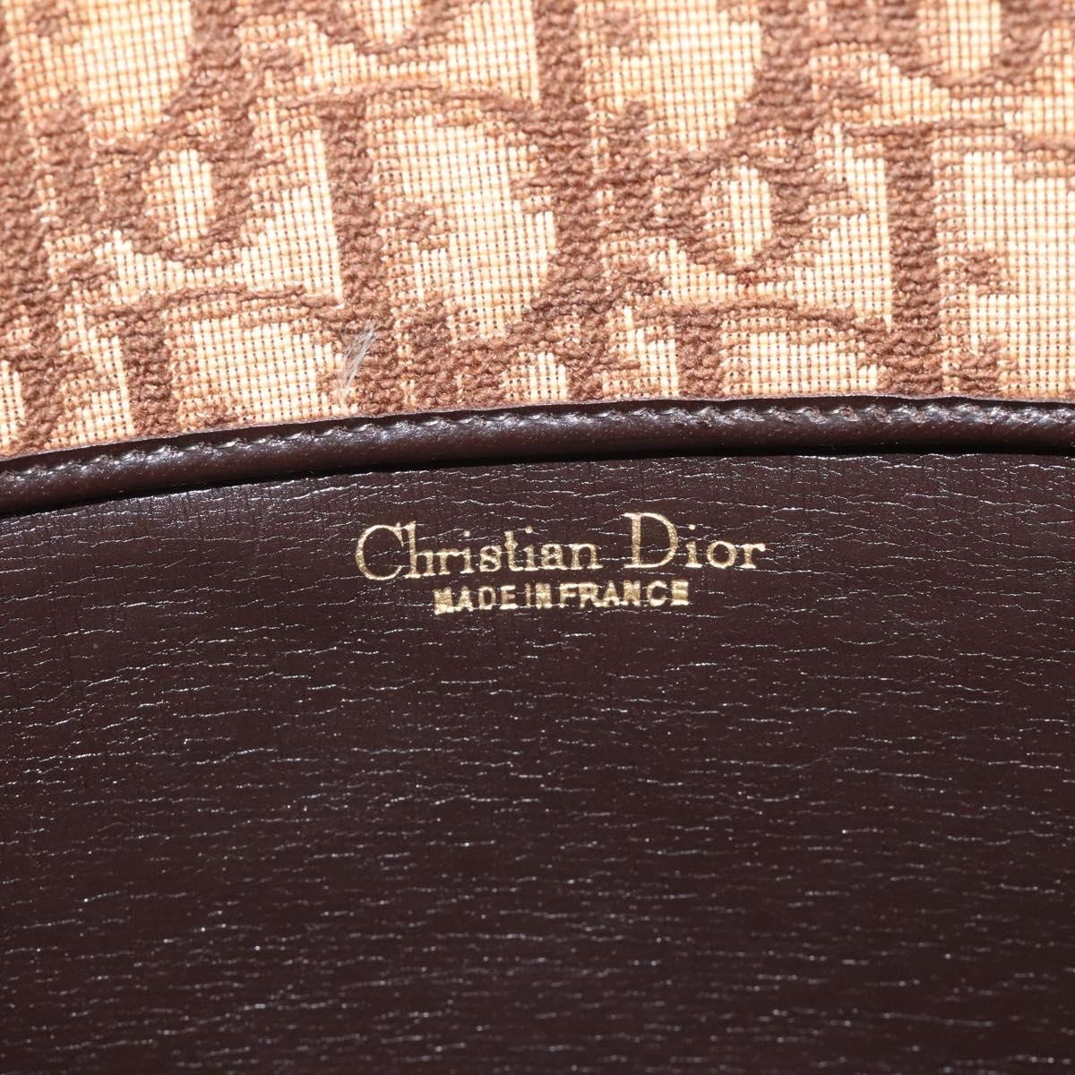 Christian Dior Trotter Canvas, BROWN, CANVAS, Tote bag