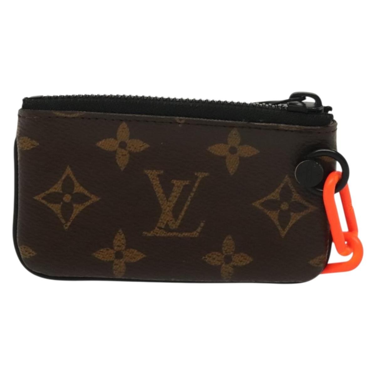 Louis Vuitton Pochette clés NM Canvas, BROWN, CANVAS, Wallets