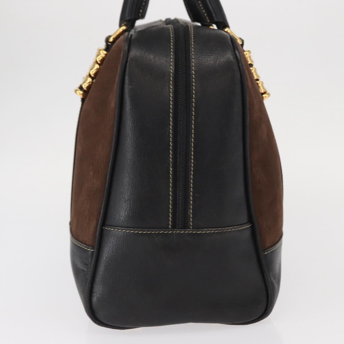 Loewe Velazquez Tote bag suede and leather, BROWN, SUEDE, Handbag