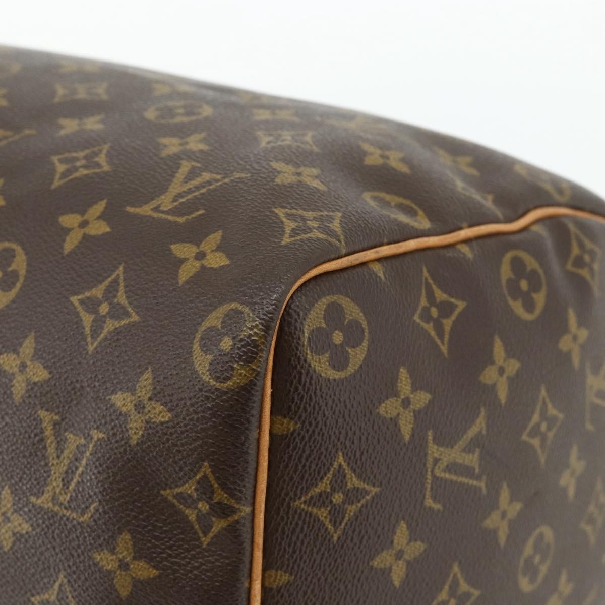 Louis Vuitton Speedy Handbag Monogram Canvas, Brown, Canvas, Handbag