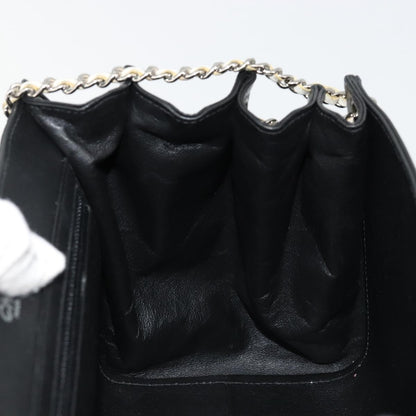 Chanel Chocolate Bar Accordion Reissue Flap Bag Quilted Lambskin, Black, Leather, Handbag