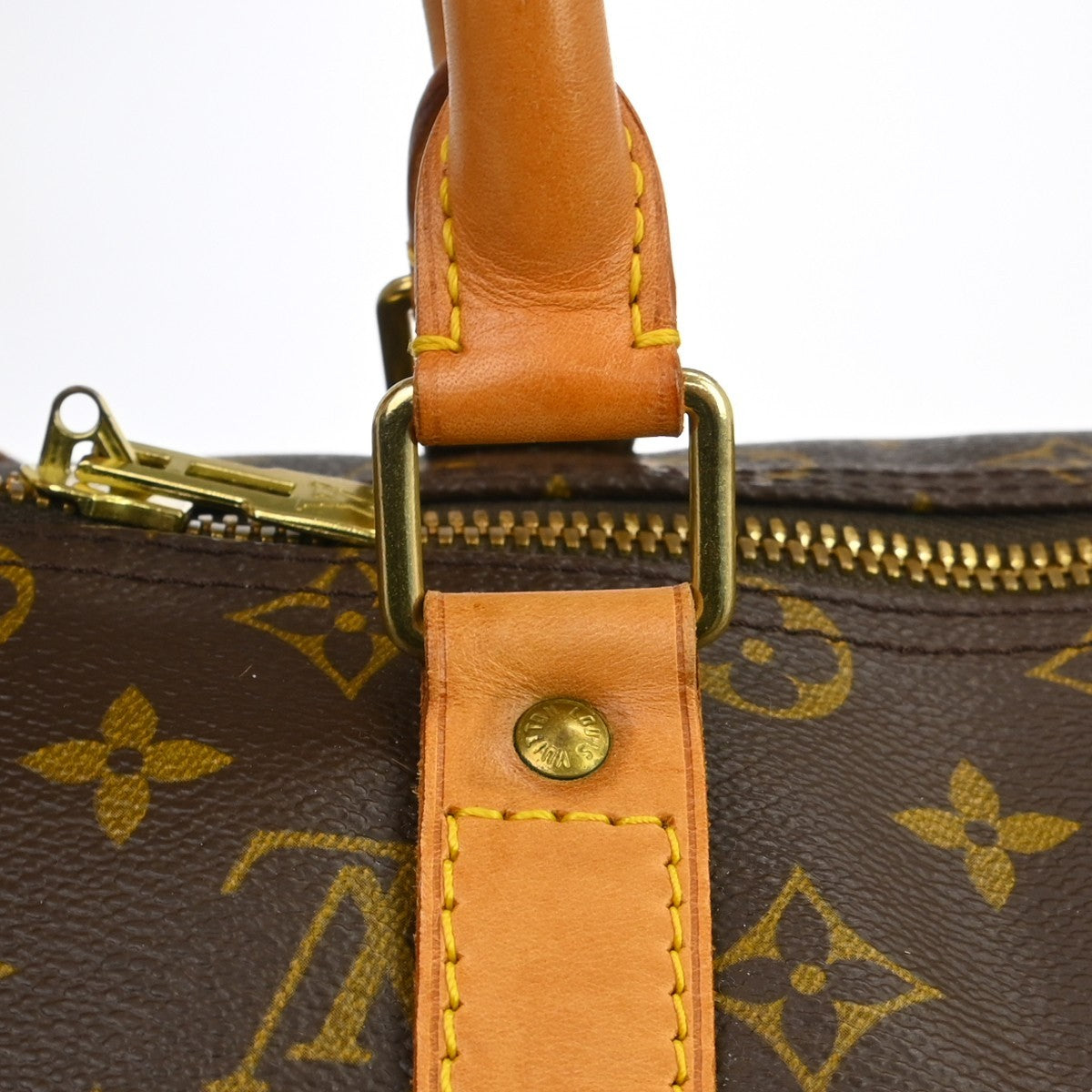 Louis Vuitton Keepall Bag Monogram Canvas, Brown, Canvas, Travel Bag