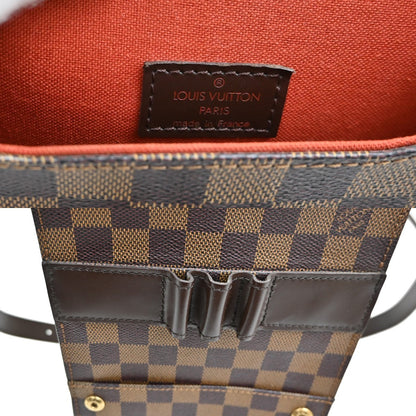 Louis Vuitton Portobello Messenger Damier, Brown, Canvas, Shoulder Bag