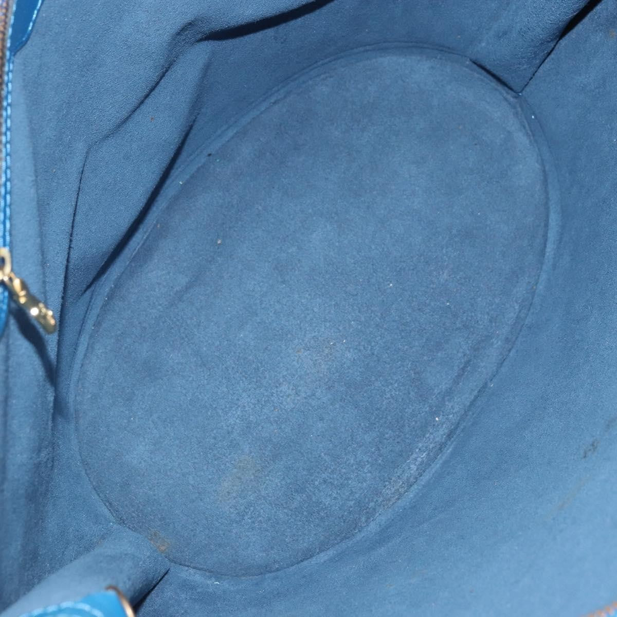 Louis Vuitton Saint Jacques Handbag Epi Leather, Blue, Leather, Shoulder Bag
