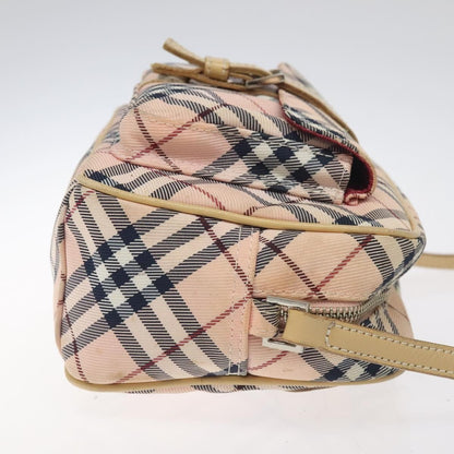 Burberry Nova Check Blue Label Nylon, PINK, NYLON, Shoulder bag