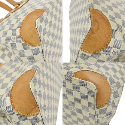 Louis Vuitton Hampstead Handbag Damier, WHITE, CANVAS, Shoulder bag