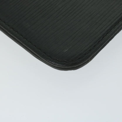Louis Vuitton iPad Case Epi Leather, BLACK, LEATHER, Tech accessory