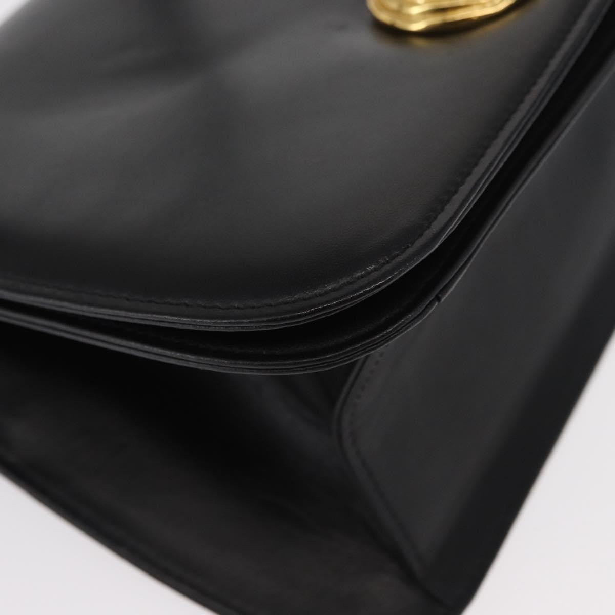 Givenchy Vintage Handbag Leather, BLACK, LEATHER, Handbag