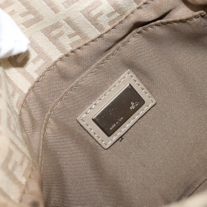Fendi Vintage Flap Crossbody Bag Zucchino Canvas, BEIGE, CANVAS, Shoulder bag