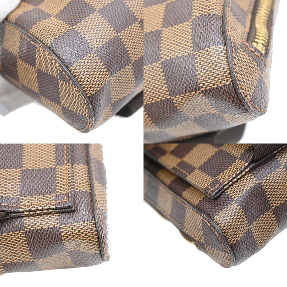 Louis Vuitton Geronimos Waist Bag Damier, BROWN, CANVAS, Travel bag