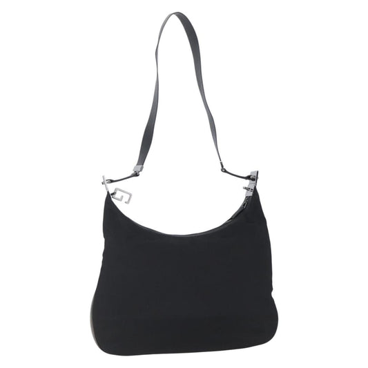 Gucci Vintage Shoulder Bag Nylon, BLACK, NYLON, Shoulder bag