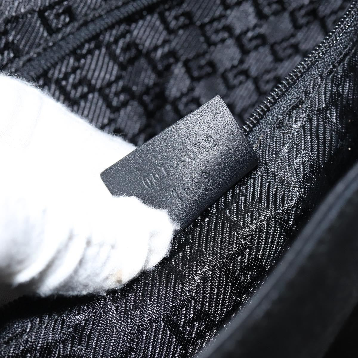 Gucci Jackie Original Shoulder Bag Leather Leather, BLACK, SUEDE, Shoulder bag