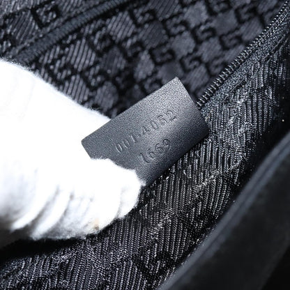 Gucci Jackie Original Shoulder Bag Leather Leather, BLACK, SUEDE, Shoulder bag