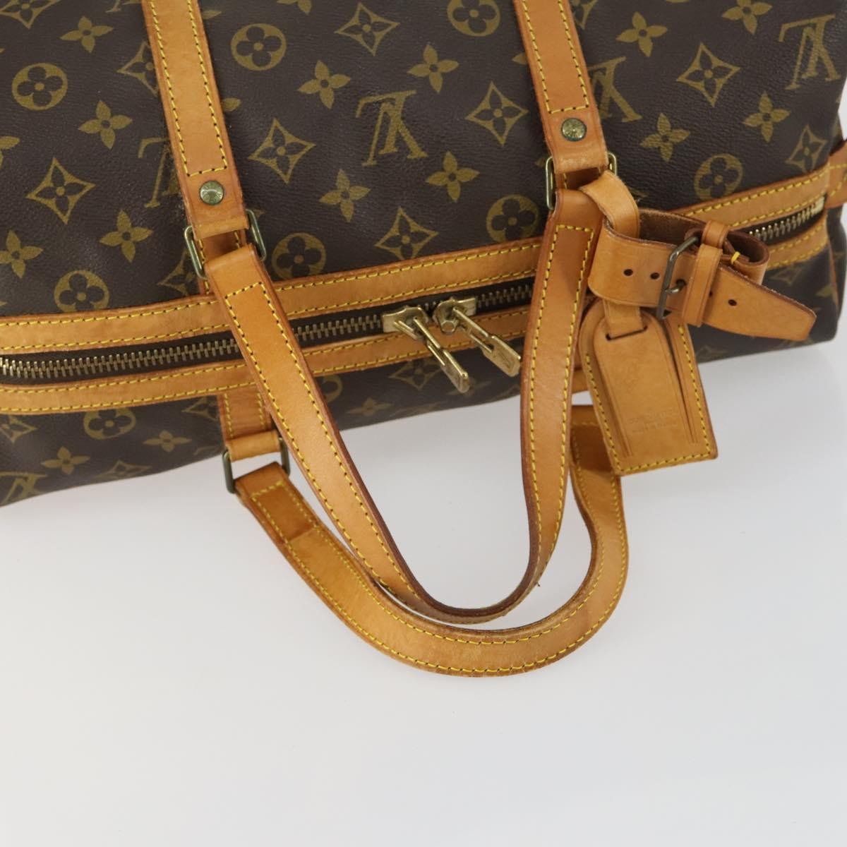 Louis Vuitton Sac Souple Handbag Monogram Canvas, BROWN, CANVAS, Travel bag