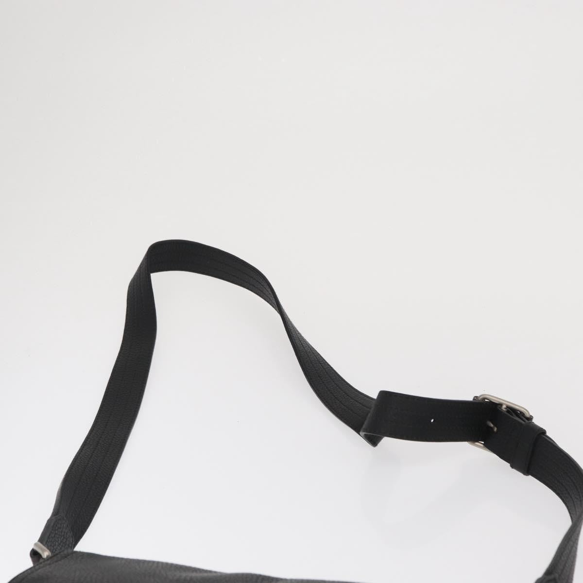 Bally Vintage Shoulder Bag Leather, BLACK, LEATHER, Shoulder bag