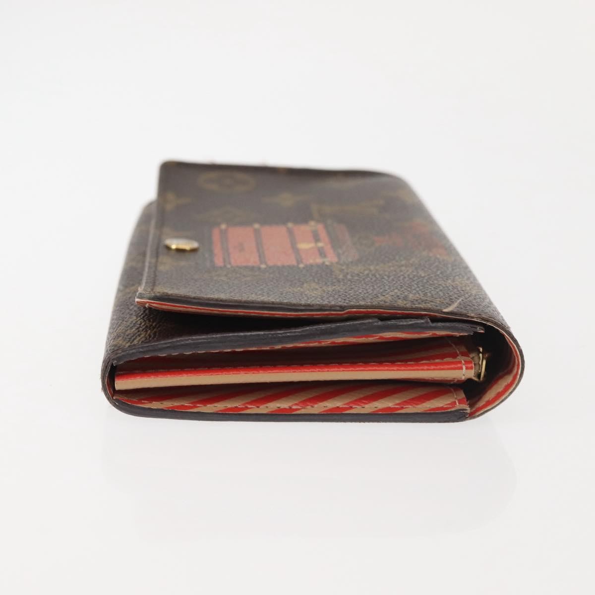 Louis Vuitton Vintage Sarah Wallet Monogram Canvas, BROWN, CANVAS, Wallets