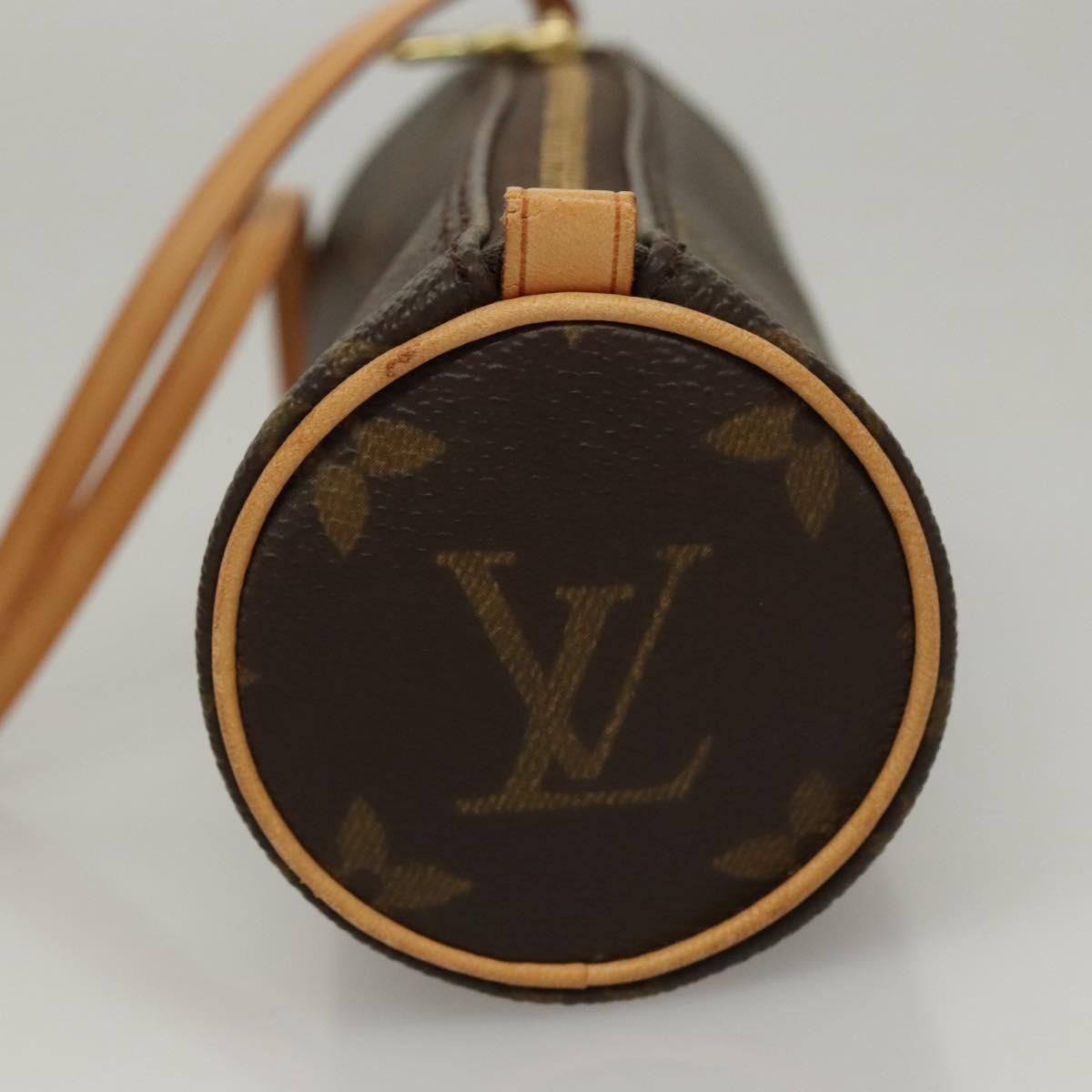 Louis Vuitton Papillon Pochette Monogram Canvas, BROWN, CANVAS, Handbag