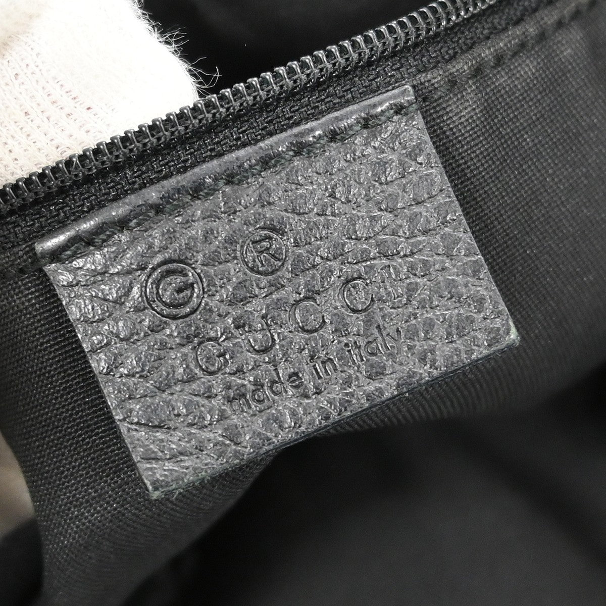 Gucci D Ring Messenger Bag GG Canvas, BLACK, CANVAS, Shoulder bag