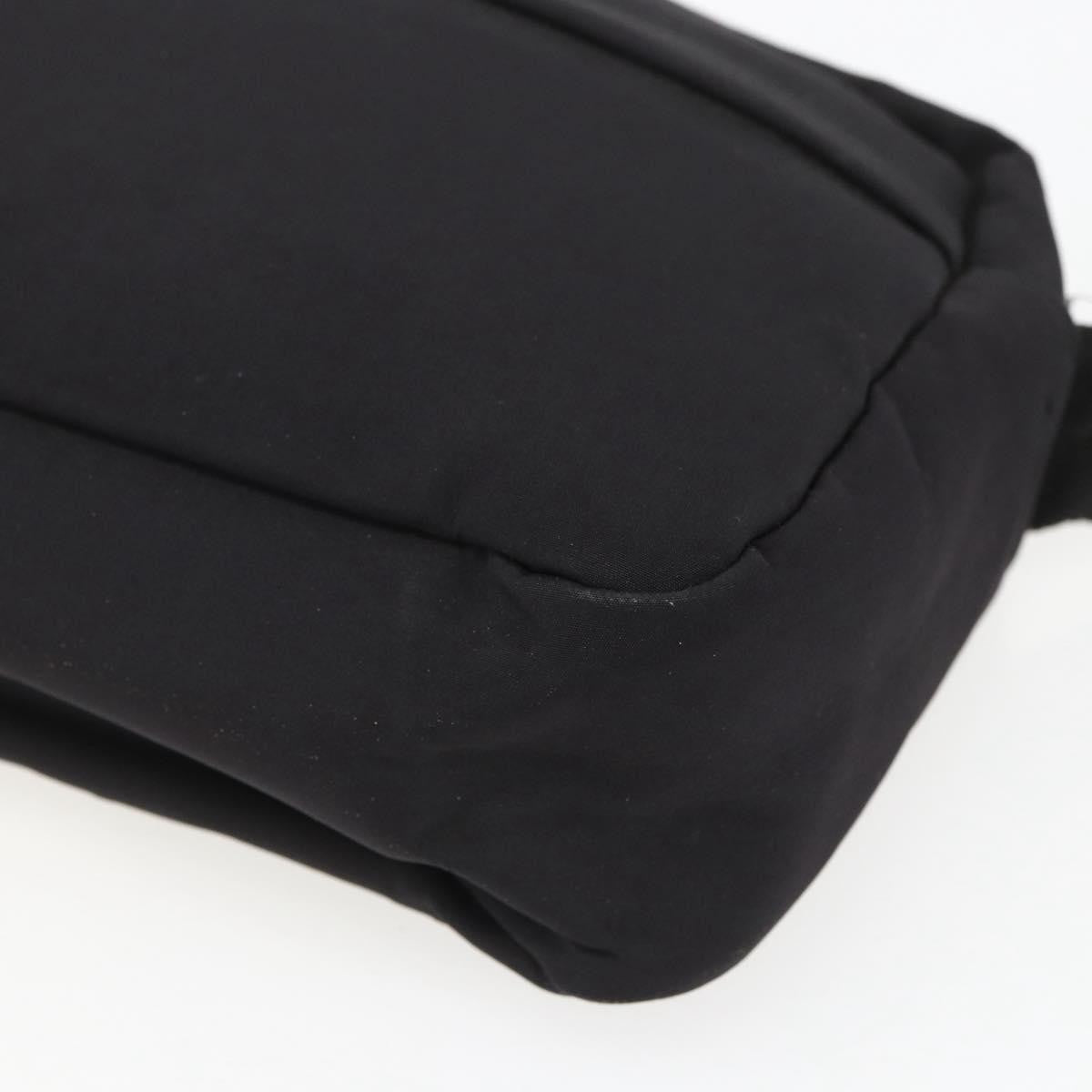 Prada Sport Zip Shoulder Bag Nylon, BLACK, NYLON, Shoulder bag