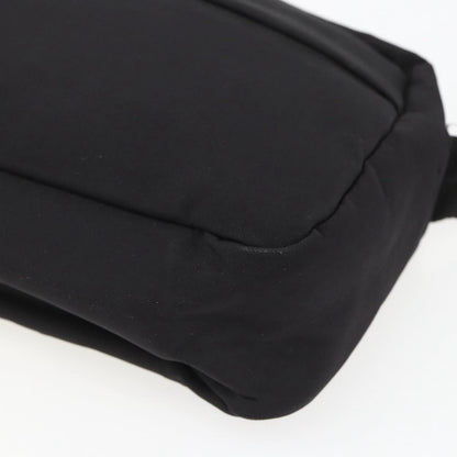 Prada Sport Zip Shoulder Bag Nylon, BLACK, NYLON, Shoulder bag