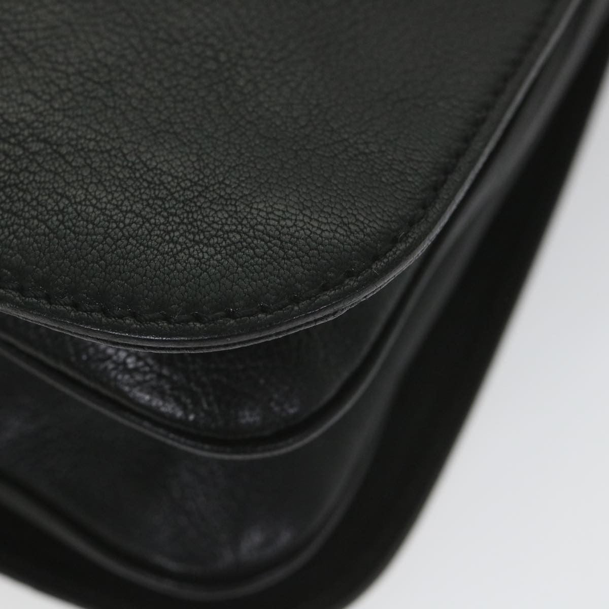Gucci Blondie Flap Bag Leather, Black, Leather, Shoulder Bag