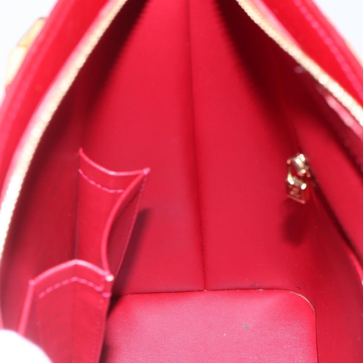 Louis Vuitton Houston Handbag Monogram Vernis, RED, PATENT_LEATHER, Handbag