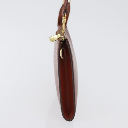 Louis Vuitton Pochette Accessoires Epi Leather, BROWN, LEATHER, Clutche & pouche