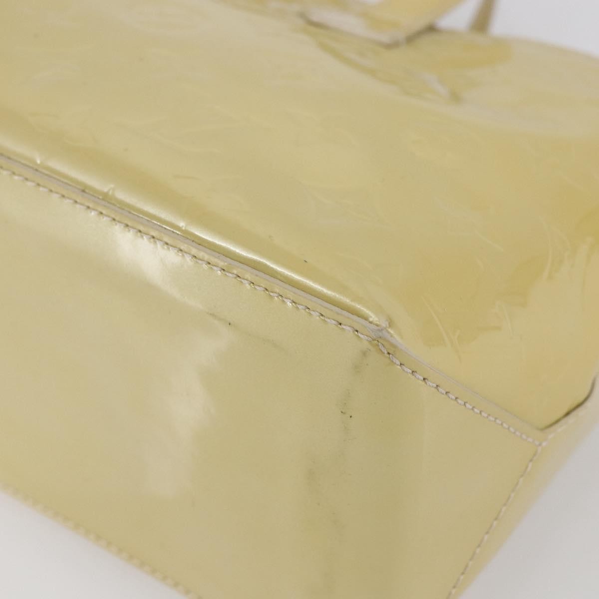 Louis Vuitton Wilshire Handbag Monogram Vernis, BEIGE, PATENT_LEATHER, Handbag