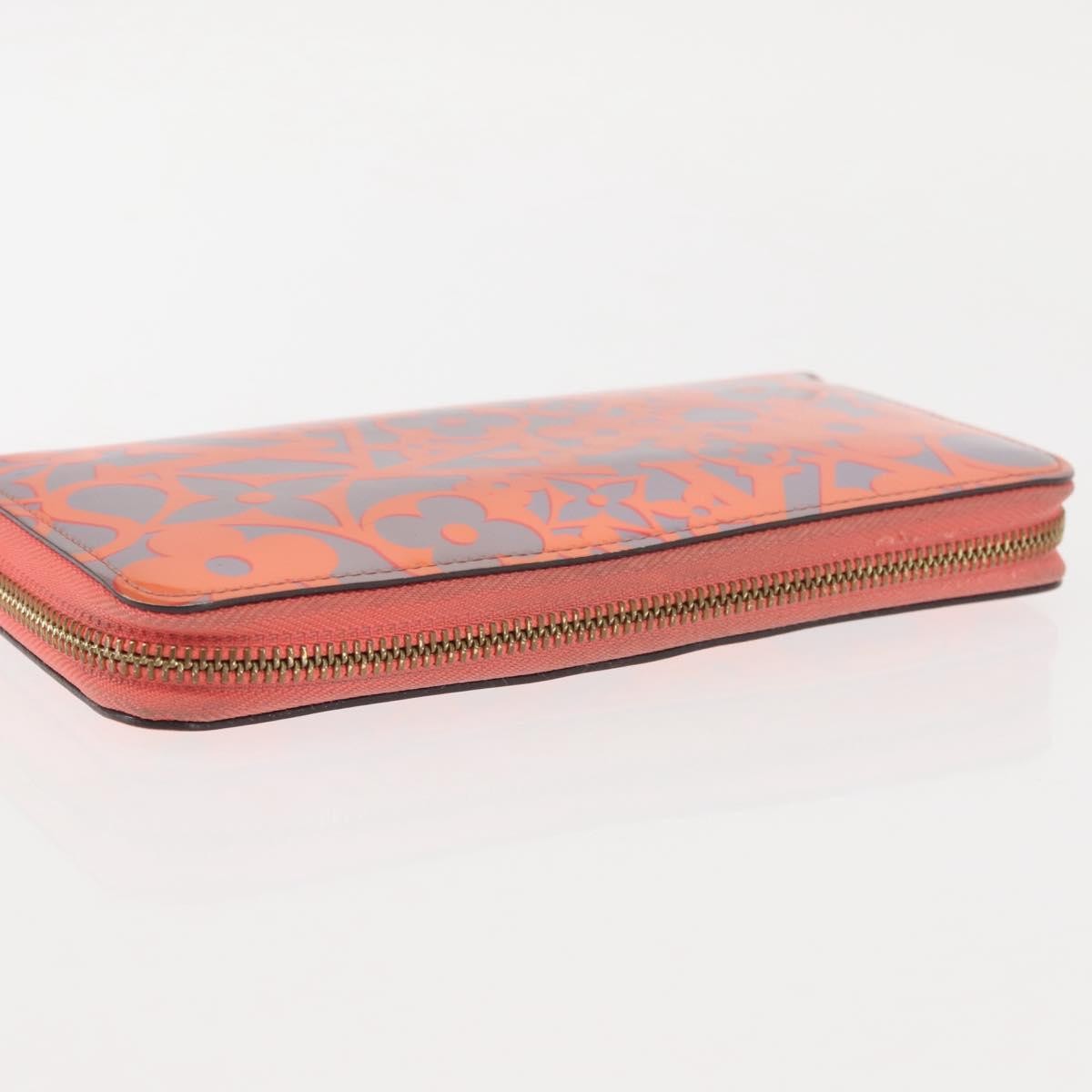 Louis Vuitton Zippy Wallet NM Monogram Patent, ORANGE, PATENT_LEATHER, Wallets