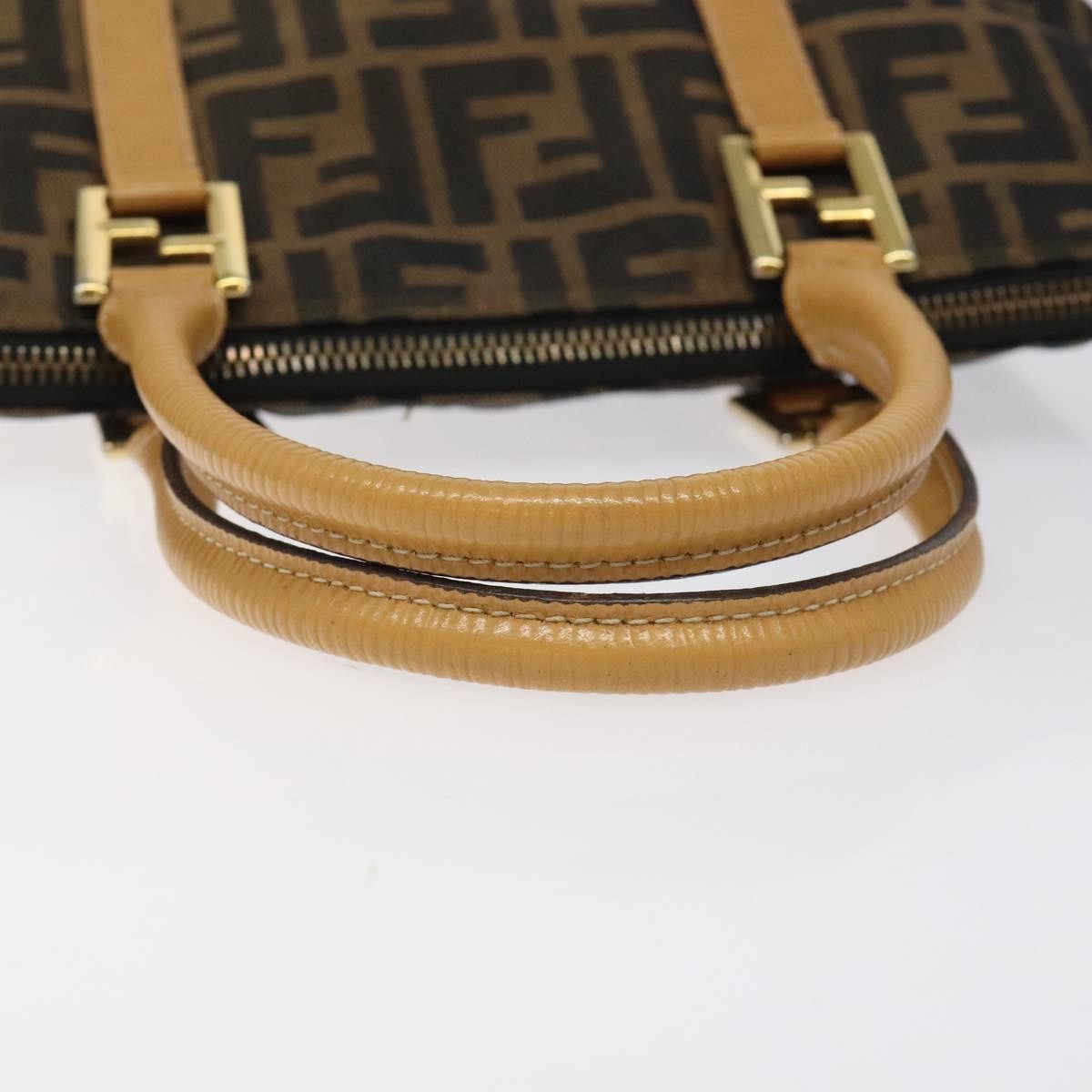 Fendi Vintage Top Handle Bag Zucca canvas, BLACK, CANVAS, Tote bag