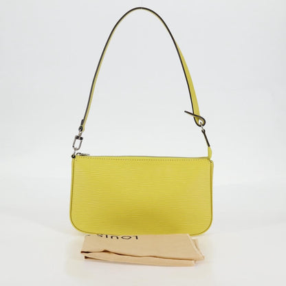 Louis Vuitton Pochette Accessoires NM Epi Leather, YELLOW, LEATHER, Clutche & pouche