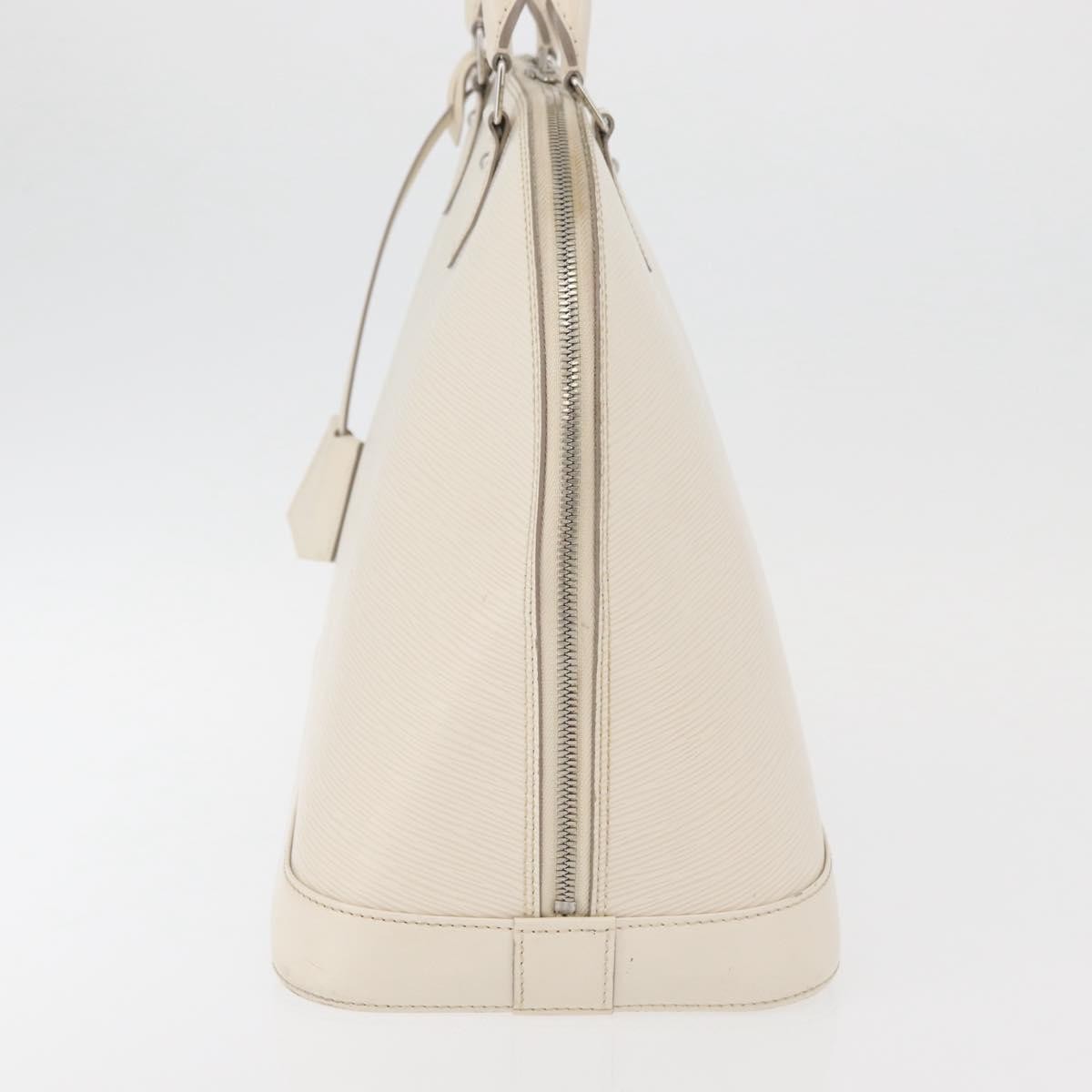 Louis Vuitton Alma Handbag Epi Leather, White, Leather, Handbag