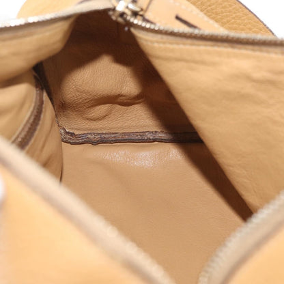 Prada Vintage Shoulder Bag Leather, BROWN, LEATHER, Shoulder bag