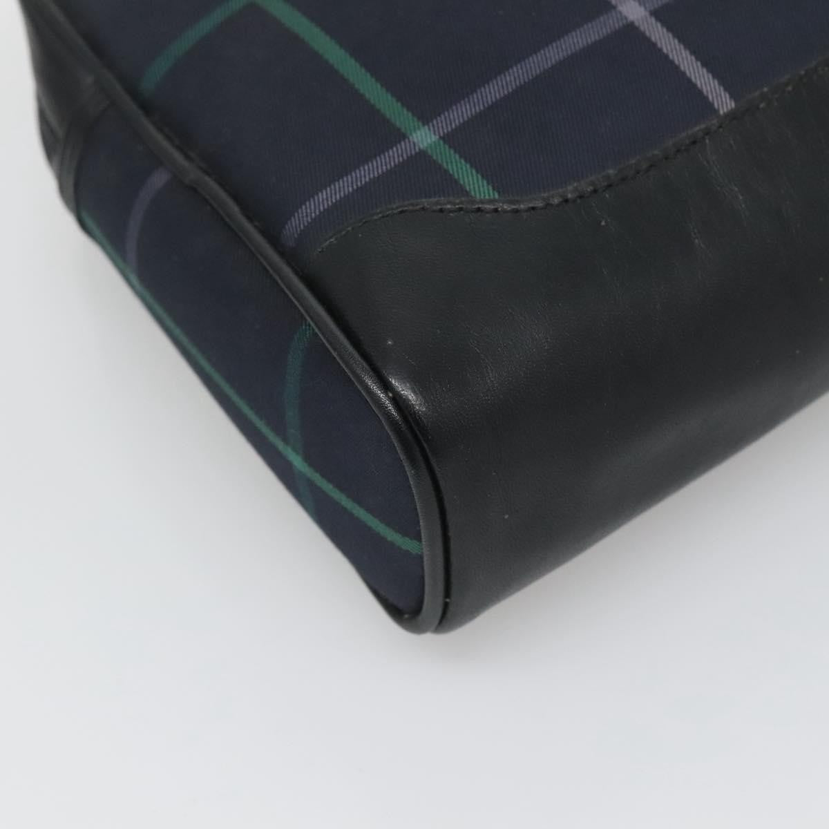Burberry Nova check Pochette Canvas, NAVY, CANVAS, Clutche & pouche