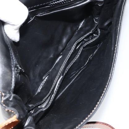 Celine Vintage Shoulder Bag Leather, BLACK, LEATHER, Shoulder bag