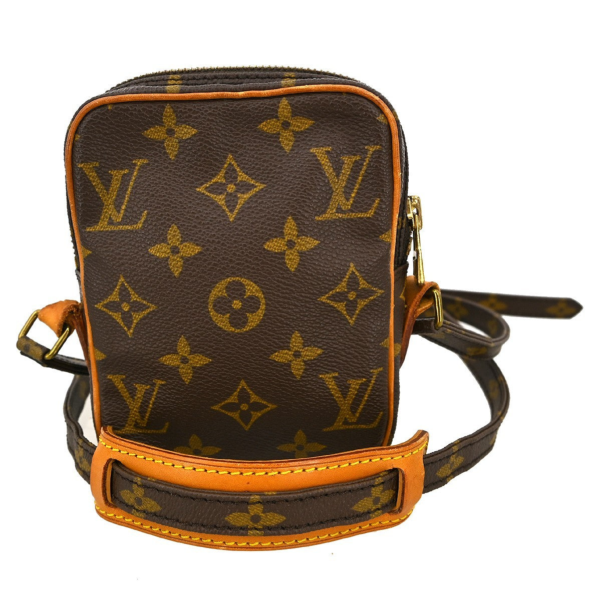 Louis Vuitton Danube Handbag Monogram Canvas, Brown, Canvas, Shoulder Bag