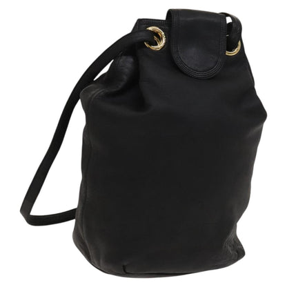 Loewe Anagram Shoulder Bag Leather, Black, Leather, Shoulder Bag