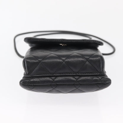Chanel Cambon Flap Crossbody Bag Quilted Lambskin, SILVER, LEATHER, Shoulder bag