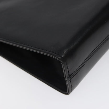 Salvatore Ferragamo Gancini Shoulder Bag Leather, BLACK, LEATHER, Shoulder bag