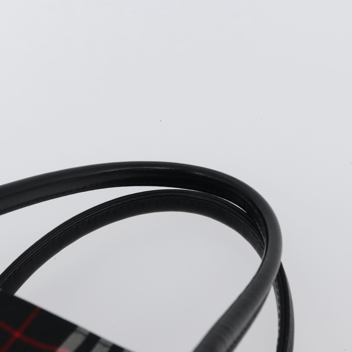 Burberry Nova Check Handbag Nylon, BLACK, NYLON, Handbag
