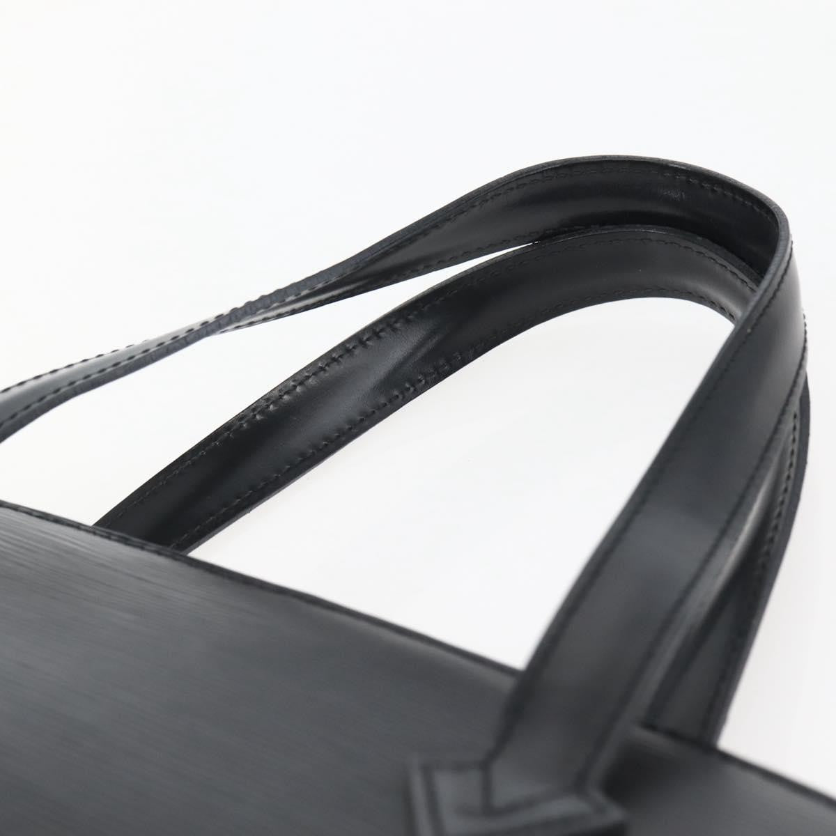 Louis Vuitton Saint Jacques Handbag Epi Leather, BLACK, LEATHER, Handbag