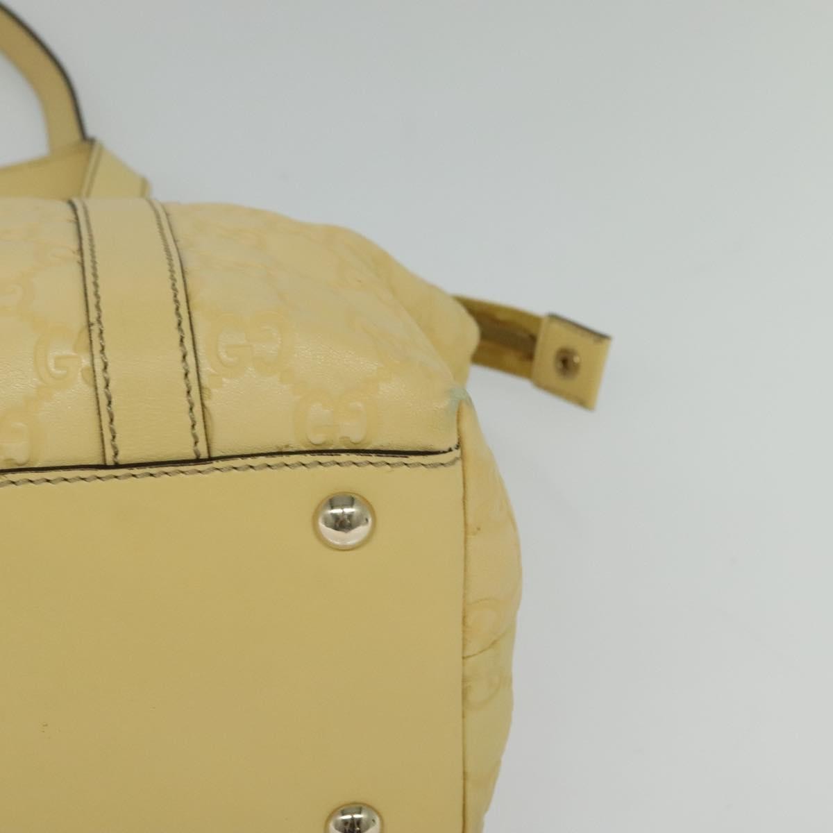 Gucci Abbey Zip Tote Guccissima, YELLOW, CANVAS, Tote bag