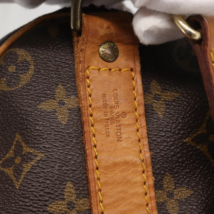 Louis Vuitton Keepall Bandouliere Bag Monogram Canvas, BROWN, CANVAS, Travel bag