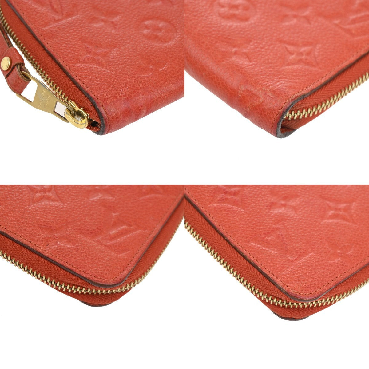 Louis Vuitton Secret Wallet Monogram Empreinte Leather, RED, LEATHER, Wallets